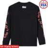 October's Very Own Merch Store Heart Eyes Long-Sleeve Tee Black