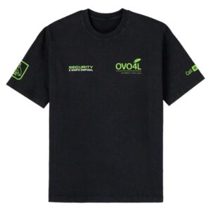 October's Very Own Merch Store Ovo 4L Disposal Tee Black