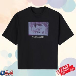 October's Very Own Merch Store Trust Issues Tee Black