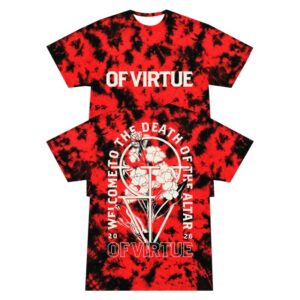 Of Virtue Merch Store Of Virtue Welcome To The Death Of The Altar 2026 Tie Dye Tee