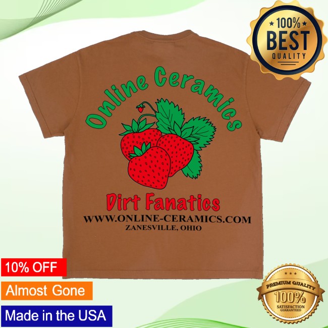 Online Ceramics Merch Shop Eat Vegetables Shirt