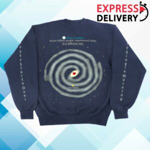 Online Ceramics Merch Store Every Single Day Navy Fleece Crewneck