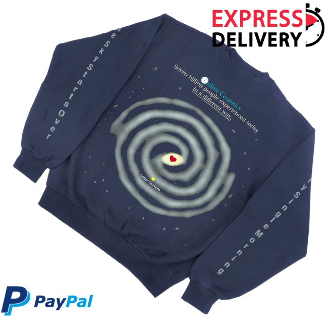 Online Ceramics Merch Store Every Single Day Navy Fleece Crewneck