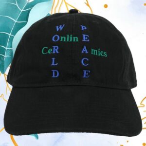 Online Ceramics Merch Store World Peace Black Hat