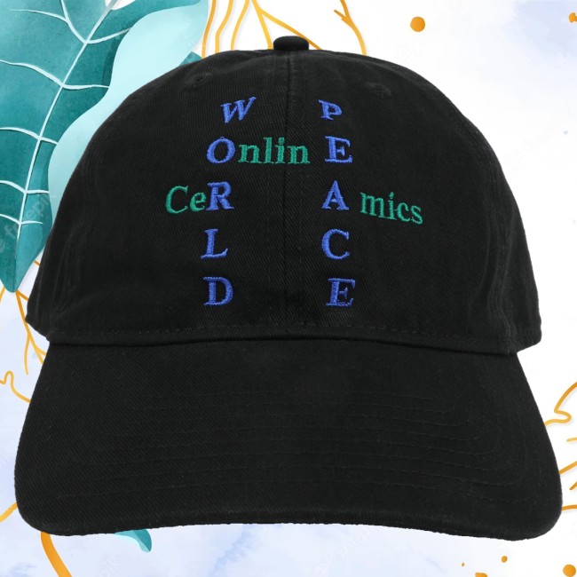 Online Ceramics Merch Store World Peace Black Hat