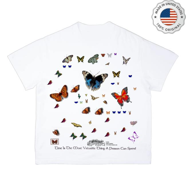 Online Ceramics Store Merch Shop Time Is The Most Valuable Thing A Person Can Spend White Tee