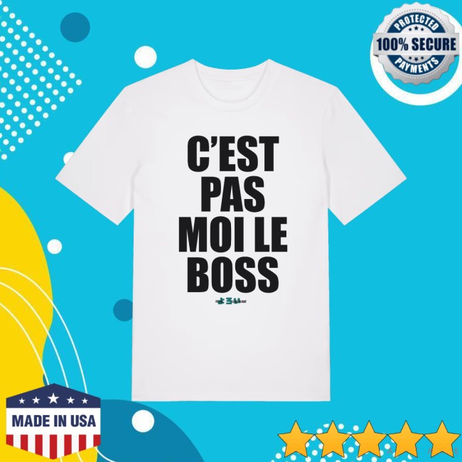 Orelsan Merch Store C'est Pas Moi Le Boss Shirt 3 Orelsan Merch Store C'est Pas Moi Le Boss Shirt