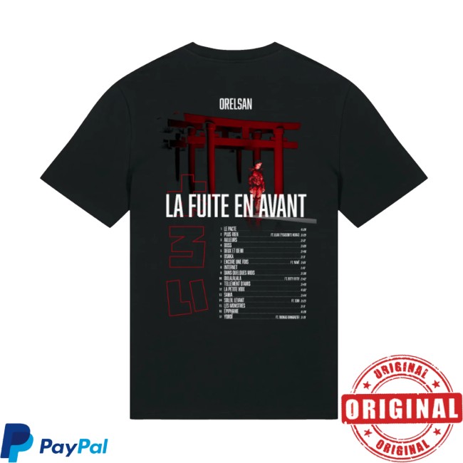 Orelsan Merch Store La Fuite En Avant Rouge Shirt 4 Orelsan Merch Store La Fuite En Avant Rouge Shirt
