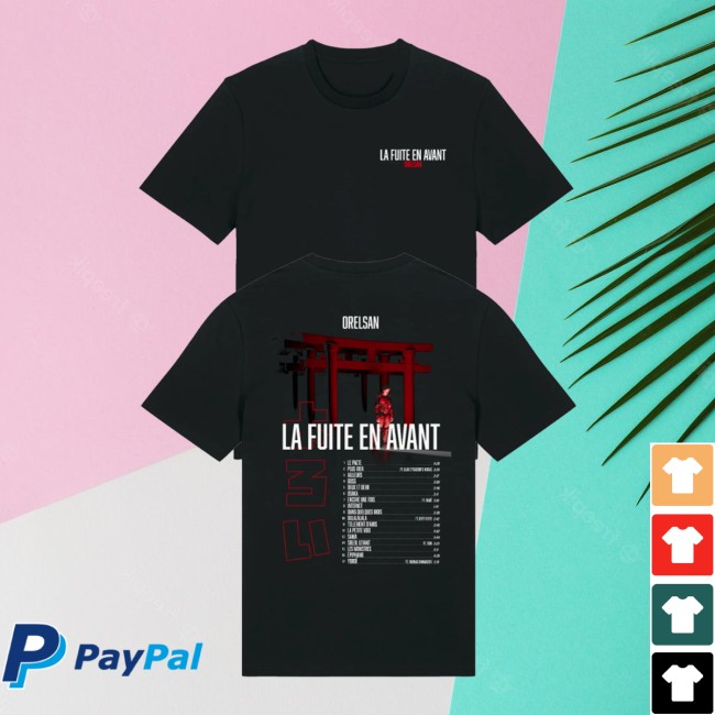 Orelsan Merch Store La Fuite En Avant Rouge Shirt 5 Orelsan Merch Store La Fuite En Avant Rouge Shirt