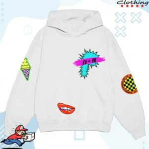 P!Nk Merch Store White Tour Hoodie
