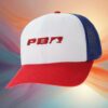 Pbr Shop Merch Pbr 3D Text Logo Foam Trucker Hat Red White &Blue 1 Pbr Shop Merch Pbr 3D Text Logo Foam Trucker Hat Red White & Blue