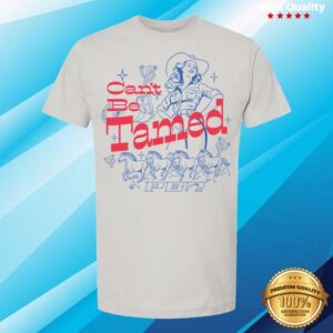 Pbr Shop Merch Pbr Ladies Can't Be Tamed Diner T-Shirt Light Grey
