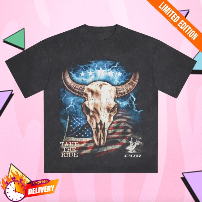 Pbr Shop Merch Pbr Patriotic Electric Skull T-Shirt Black 2 Pbr Shop Merch Pbr Patriotic Electric Skull T-Shirt Black