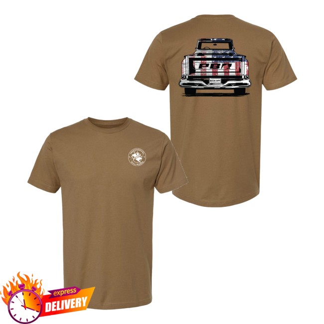 Pbr Shop Merch Pbr Patriotic Vintage Truck T-Shirt Desert Brown 5 Pbr Shop Merch Pbr Patriotic Vintage Truck T-Shirt Desert Brown