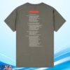 Peter Hook Merch Store Peter Hook & The Light Get Ready 26 Charcoal Tshirt