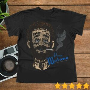 Post Malone Merch Shop Post Malone X Cheatin Snakes Cigarette T-Shirt
