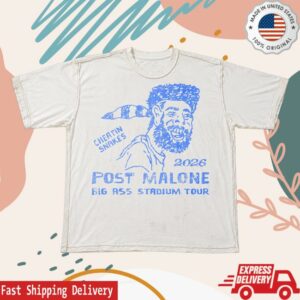 Post Malone Merch Shop Post Malone X Cheatin Snakes White T-Shirt