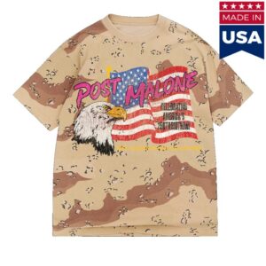 Post Malone Merch Store Big Ass Stadium Tour Desert Camo Tee