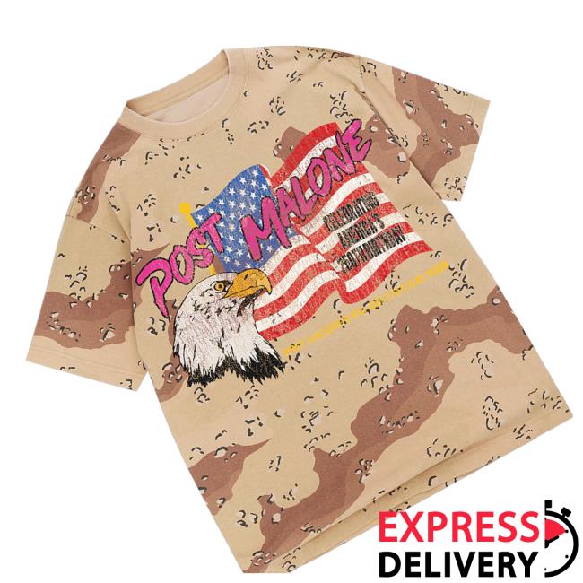 Post Malone Merch Store Big Ass Stadium Tour Desert Camo Tee 3 Post Malone Merch Store Big Ass Stadium Tour Desert Camo Tee