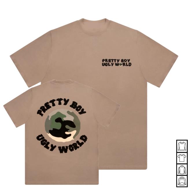 Pretty Boy Ugly World Merch Store Shop Camo World T-Shirt 3 Pretty Boy Ugly World Merch Store Shop Camo World T-Shirt