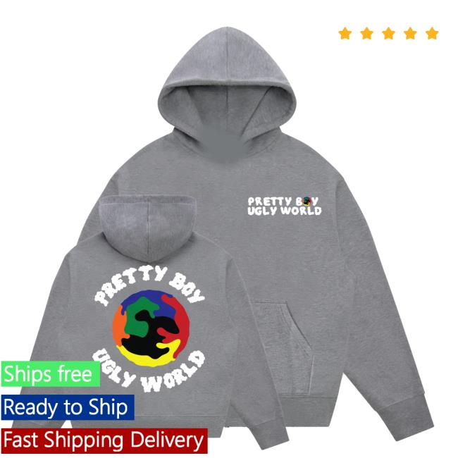 Pretty Boy Ugly World Merch Store Shop World Hoodie Grey 3 Pretty Boy Ugly World Merch Store Shop World Hoodie Grey