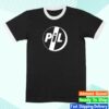 Public Image Ltd Merch Store Classic Logo Ringer Black White Trim