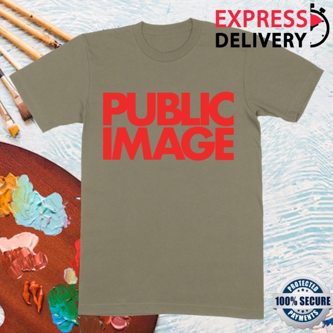 Public Image Ltd Merch Store Public Image 1978 T-Shirt Khaki
