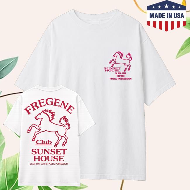 Public Possession Merch Store Sunset House T-Shirt 3 Public Possession Merch Store Sunset House T-Shirt