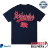 Punkandyo Merch Store Varsity Script Shirt Navy