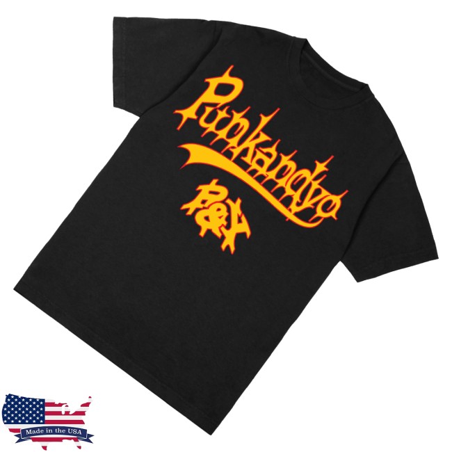 Punkandyo Merch Store Varsity Script T-Shirt Black
