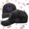Purple Disco Machine Merch Store Disco Love 2026 Dad Hat Washed Black