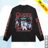 Queen Merch Store Queen Budapest 40Th Anniversary Black Longsleeve
