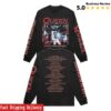 Queen Merch Store Queen Budapest 40Th Anniversary Black Longsleeve