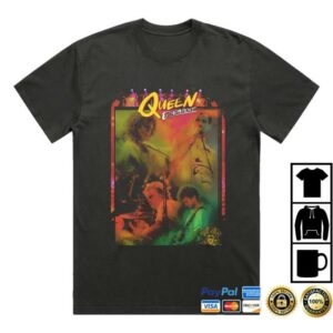 Queen Online Merch Store Queen Budapest 40Th Anniversary Photo T-Shirt