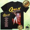Queen Online Merch Store Queen Budapest 40Th Anniversary Tracklist T-Shirt
