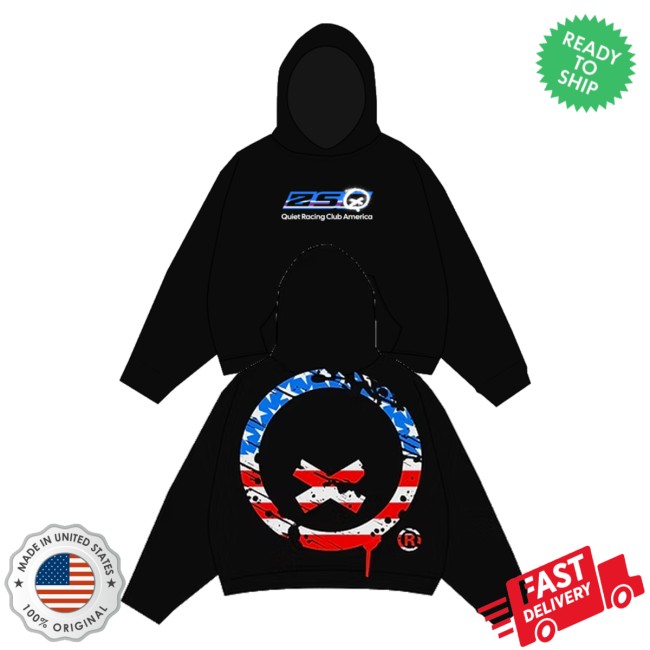 Quiet Racing Merch Store Quiet America Hoodie