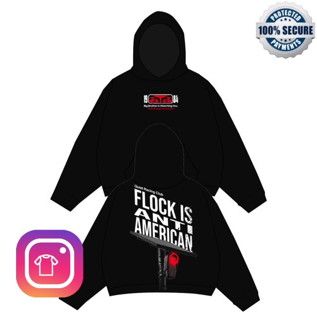 Quiet Racing Merch Store Surveillance State Hoodie