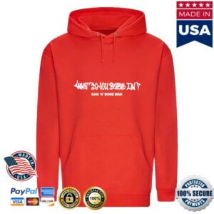 Rag N Bone Man Merch Store I Believe In Love Red Hoodie