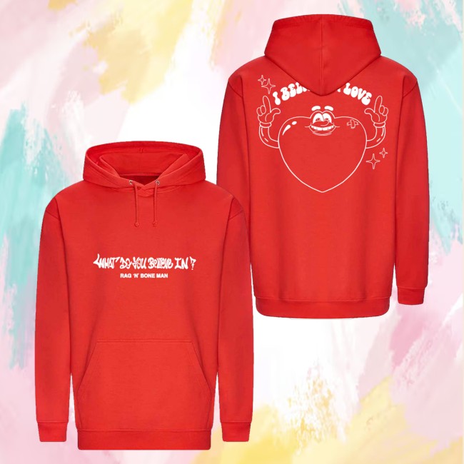 Rag N Bone Man Merch Store I Believe In Love Red Hoodie 5 Rag N Bone Man Merch Store I Believe In Love Red Hoodie