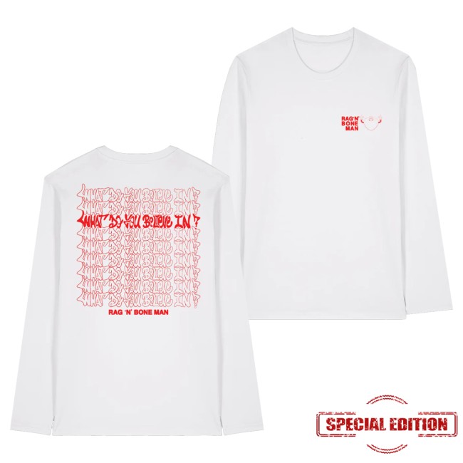 Rag N Bone Man Merch Store What Do You Believe In Long Sleeve Tee With Heart Design 5 Rag N Bone Man Merch Store What Do You Believe In Long Sleeve Tee With Heart Design
