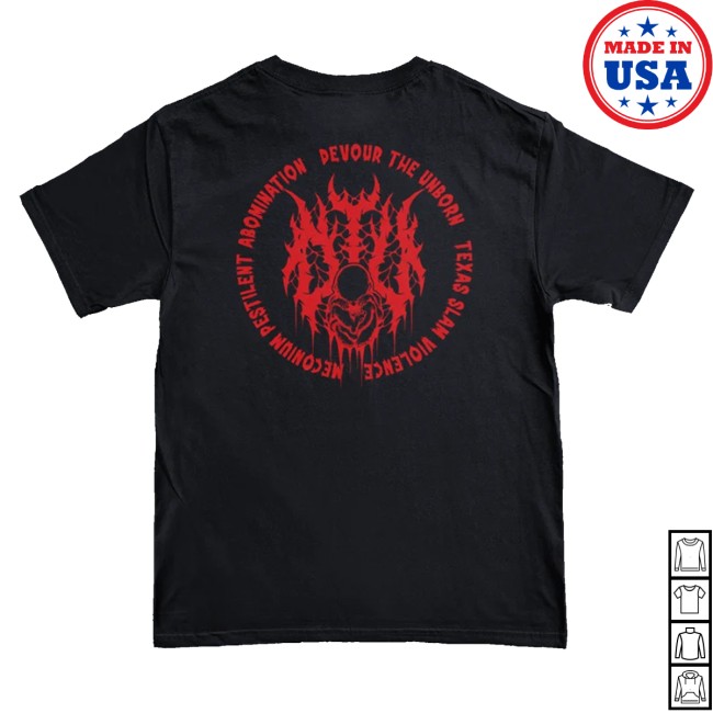 Reality Fade Merch Store Devour The Unborn Meconium Pestilent Abomination T-Shirt 4 Reality Fade Merch Store Devour The Unborn Meconium Pestilent Abomination T-Shirt