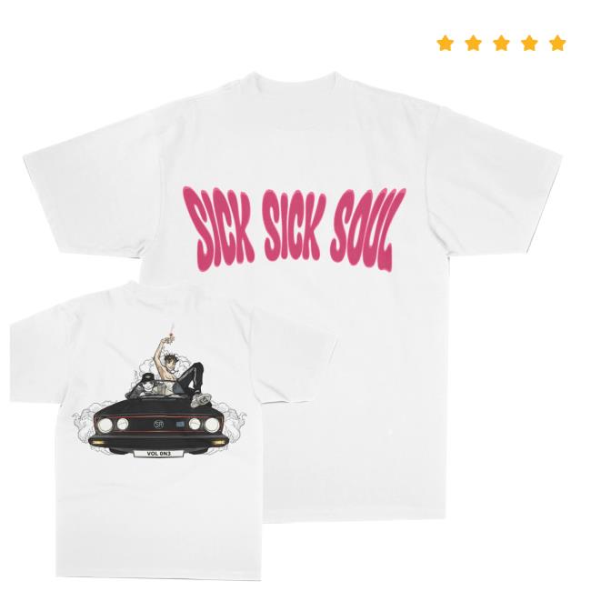 Ren Makes Merch Shop Store Ren Sick Sick Soul White Tee 3 Ren Makes Merch Shop Store Ren Sick Sick Soul White Tee