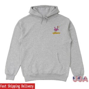 Retrokid Store Merch Flintstones Dino Hoodie - Heather Grey