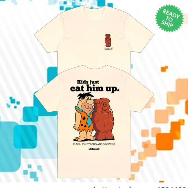 Retrokid Store Merch Flintstones Vitamins Shirt Ivory 5 Retrokid Store Merch Flintstones Vitamins Shirt Ivory