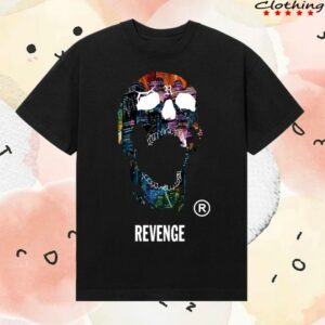 Revenge Store Merch Neon Lights Tee Black