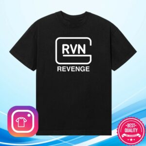 Revenge Store Merch Splat Tee Black-White