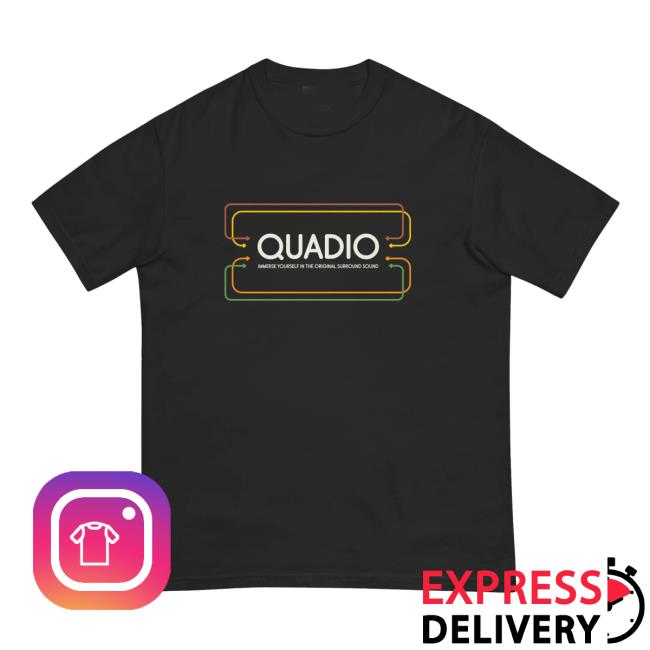 Rhino Music Merch Store Quadio T-Shirt