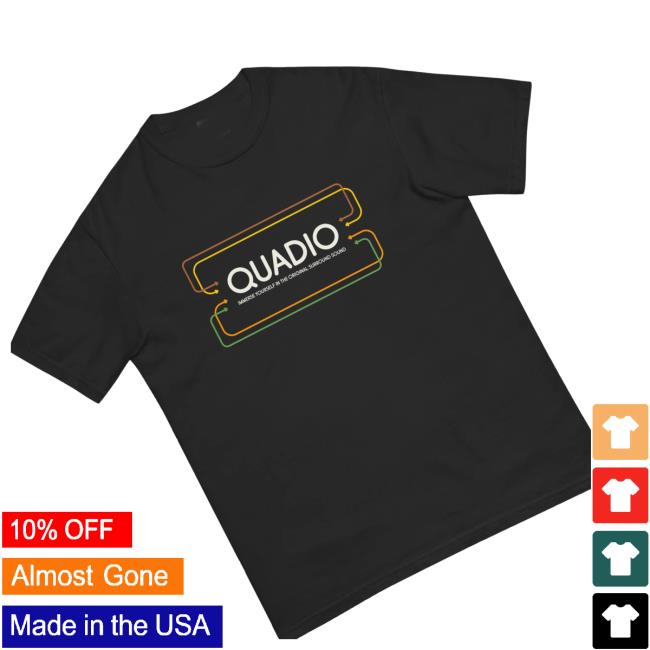 Rhino Music Merch Store Quadio T-Shirt