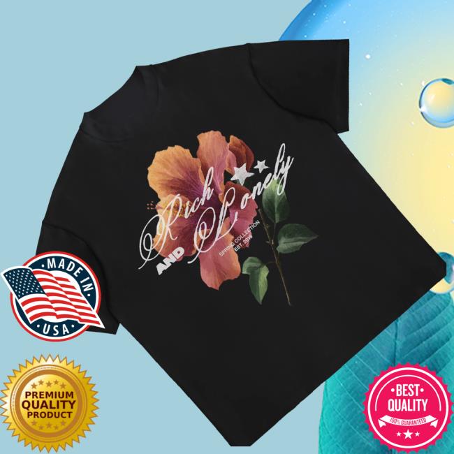 Rich And Lonely Merch Store Shop Rich And Lonely Hibiscus Bloom Tee Black 3 Rich And Lonely Merch Store Shop Rich And Lonely Hibiscus Bloom Tee Black