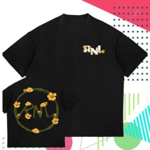 Rich And Lonely Merch Store Shop Rich And Lonely Wildflower Tee Black